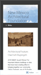 Mobile Screenshot of newmexicoarchitecturalfoundation.org