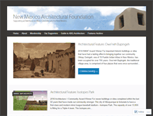 Tablet Screenshot of newmexicoarchitecturalfoundation.org